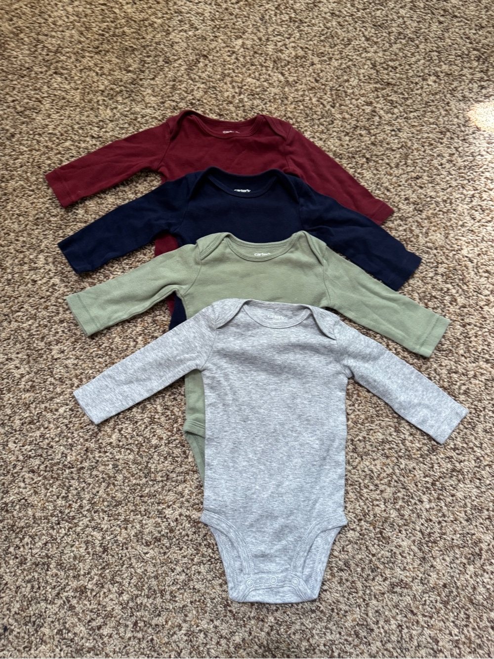 Carter’s Baby Long Sleeve Onesie Bundle